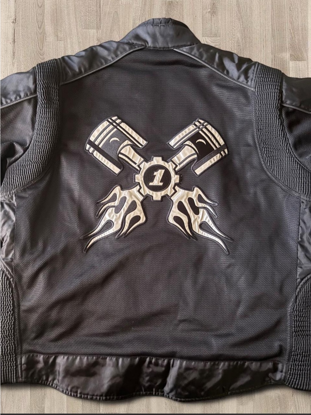 FirstGear Black Motorcycle Riding Jacket 🏍️ Moto Biker Jacket
